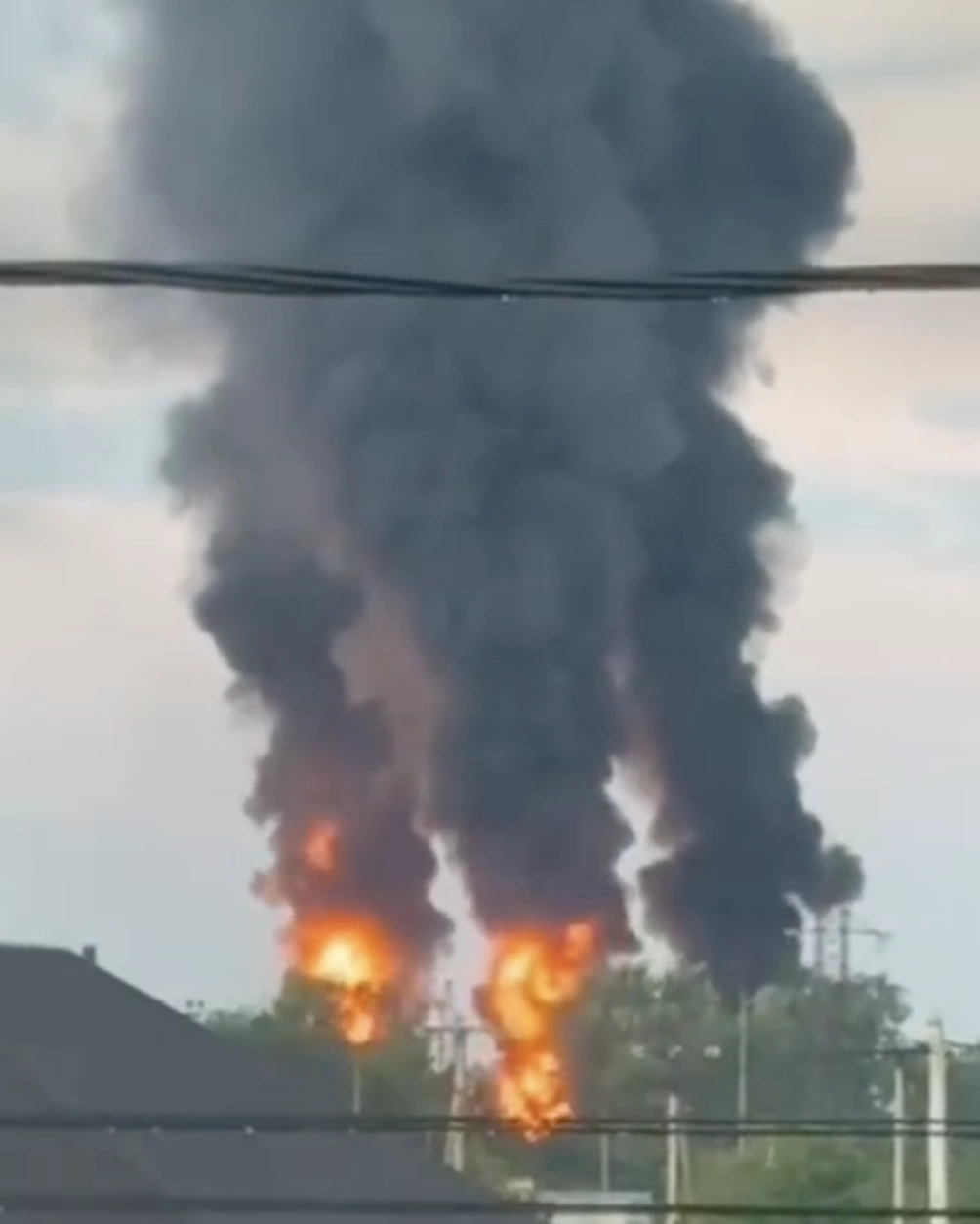 The consequences of the Ukrainian drone attack on Russia's oil refinery